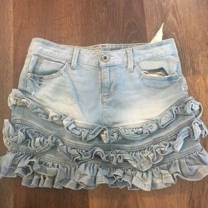 GUESS LOS ANGELES DENIM MINI SKIRT size 28